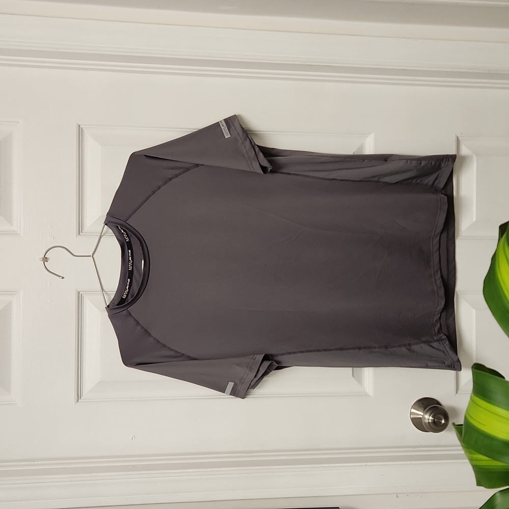 BOOHOO MAN ACTIVE FITNESS SHIRT MEDIUM GRAY